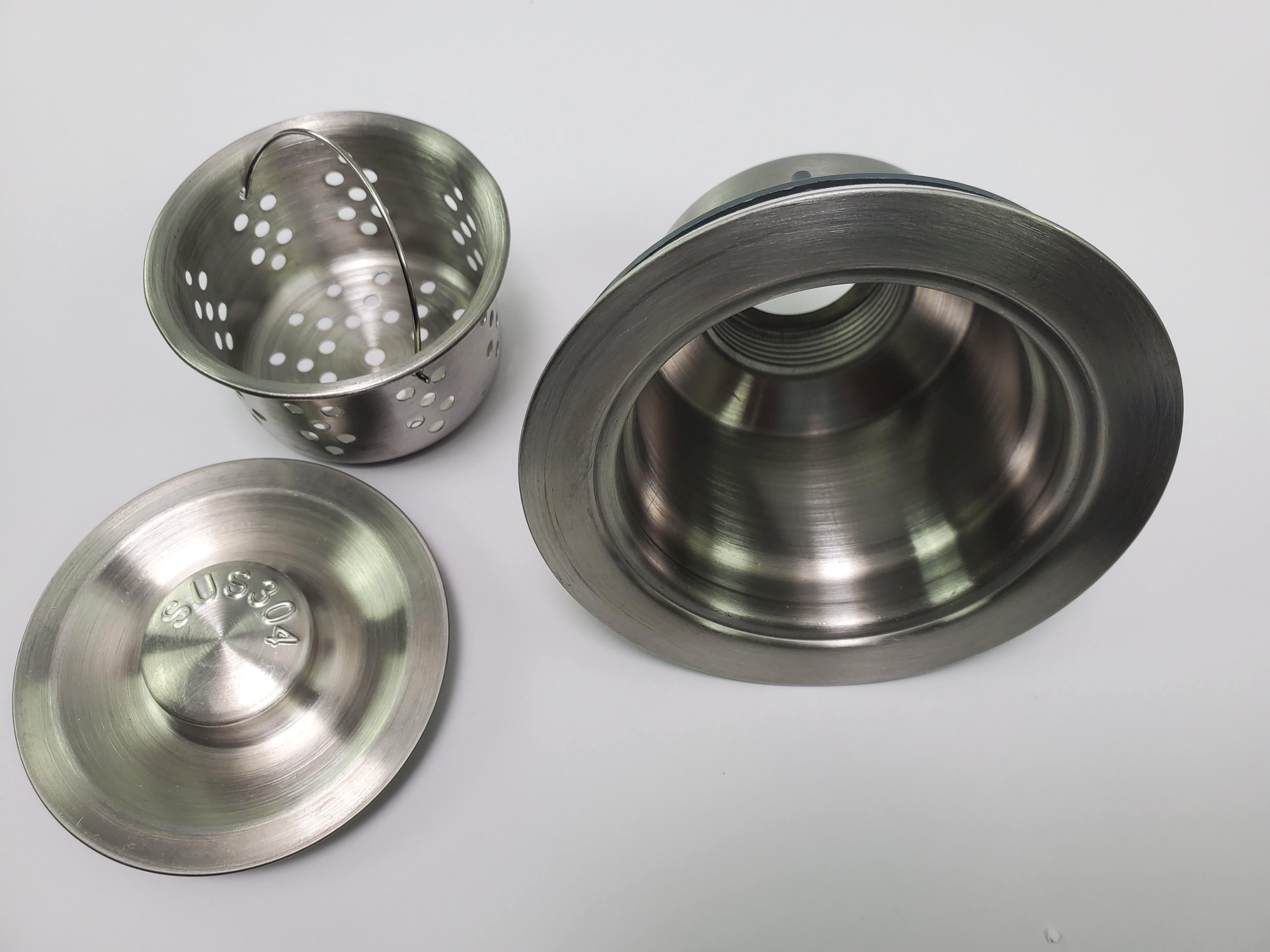 American Imaginations AI-29372 Stainless Steel Kitchen Sink Strainer Brushed Nickel