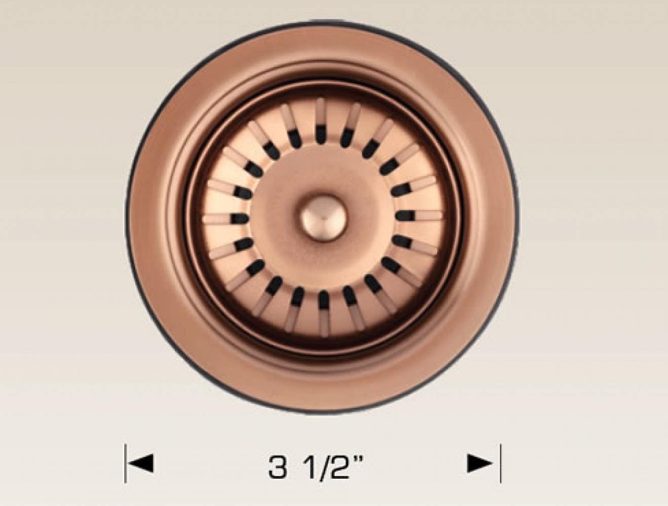 American Imaginations AI-34884 Copper Kitchen Sink Strainer Copper