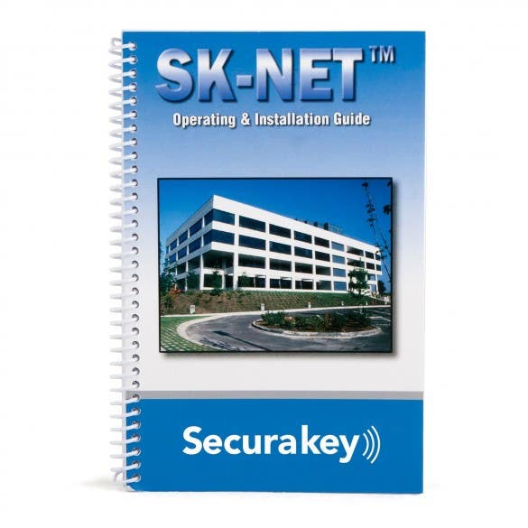Secura key 3321876 Spiral-Bound Manual, SK-NET