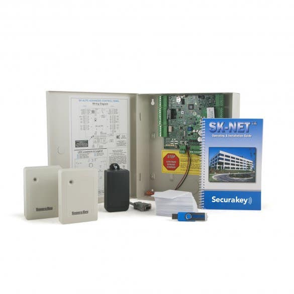 Secura Key eACCESS Starter Kit w/ SK-ACPE-LE,  Software, SK-PLUG9, DC Supply, (25) ETCI04 Cards