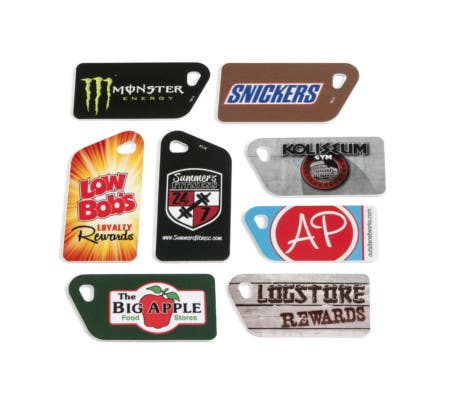 Secura Key ETST03-1000+ Key Tag, Trapezoidal Shaped