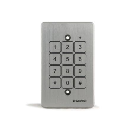 Secura Key SK Piezo Keypad, 26-bit Wiegand Output, Aluminium