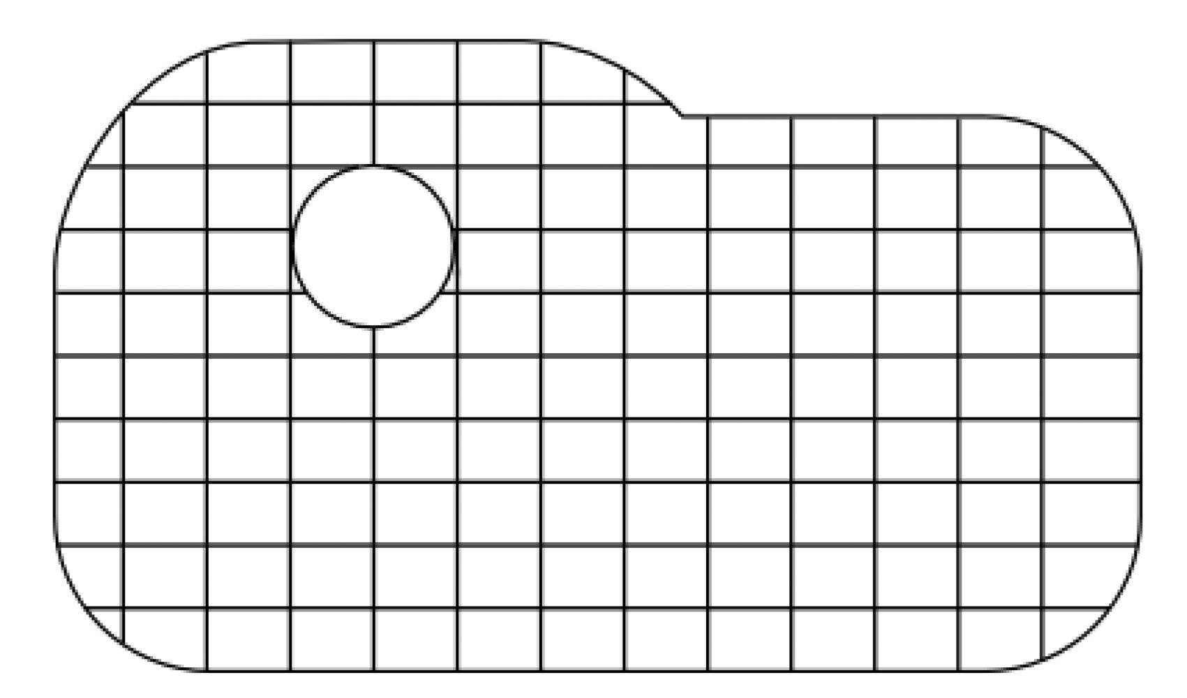 American Imaginations AI-34772 29.25-in. W X 19-in. D Stainless Steel Kitchen Sink Grid Chrome