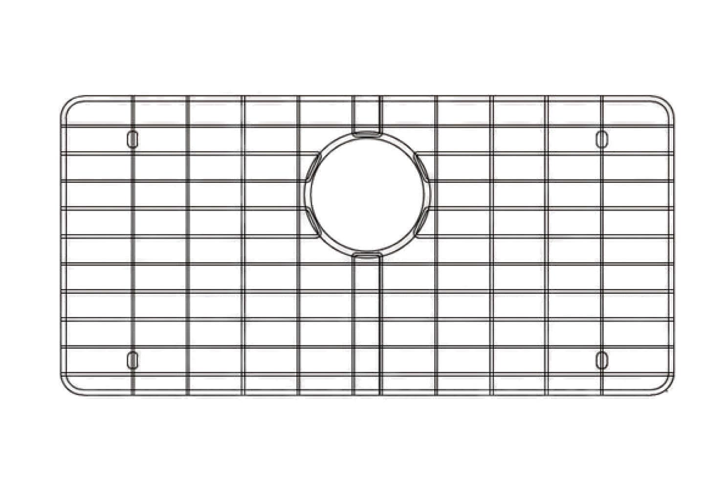 American Imaginations AI-34871 31-in. W X 15.5-in. D Stainless Steel Kitchen Sink Grid Chrome