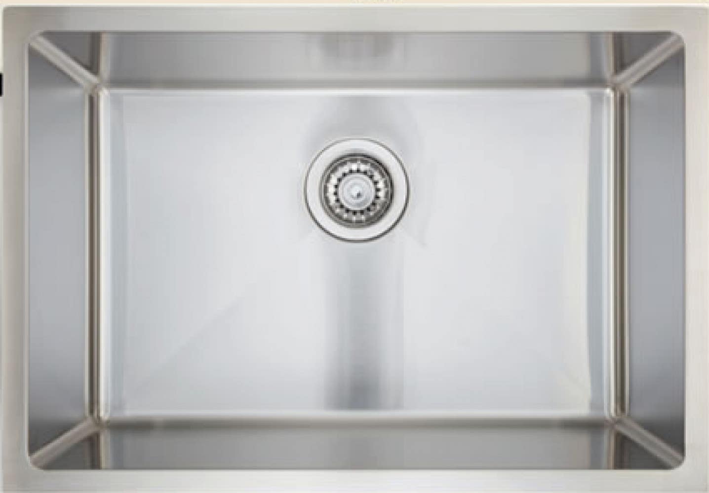 American Imaginations AI-34400 25-in. W Stainless Steel Kitchen Sink With 1 Bowl And 18 Gauge