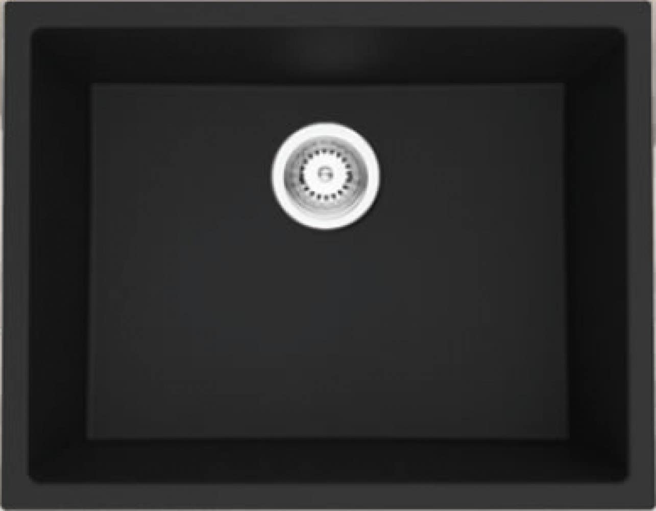 American Imaginations AI-34470 20-in. W CSA Approved Black Granite Composite Kitchen Sink With 1 Bowl