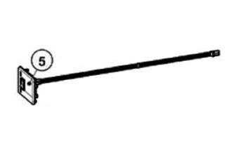 Entrematic W7-331020704BK HA7 Endplate w/ Control Switch, Finish-Black