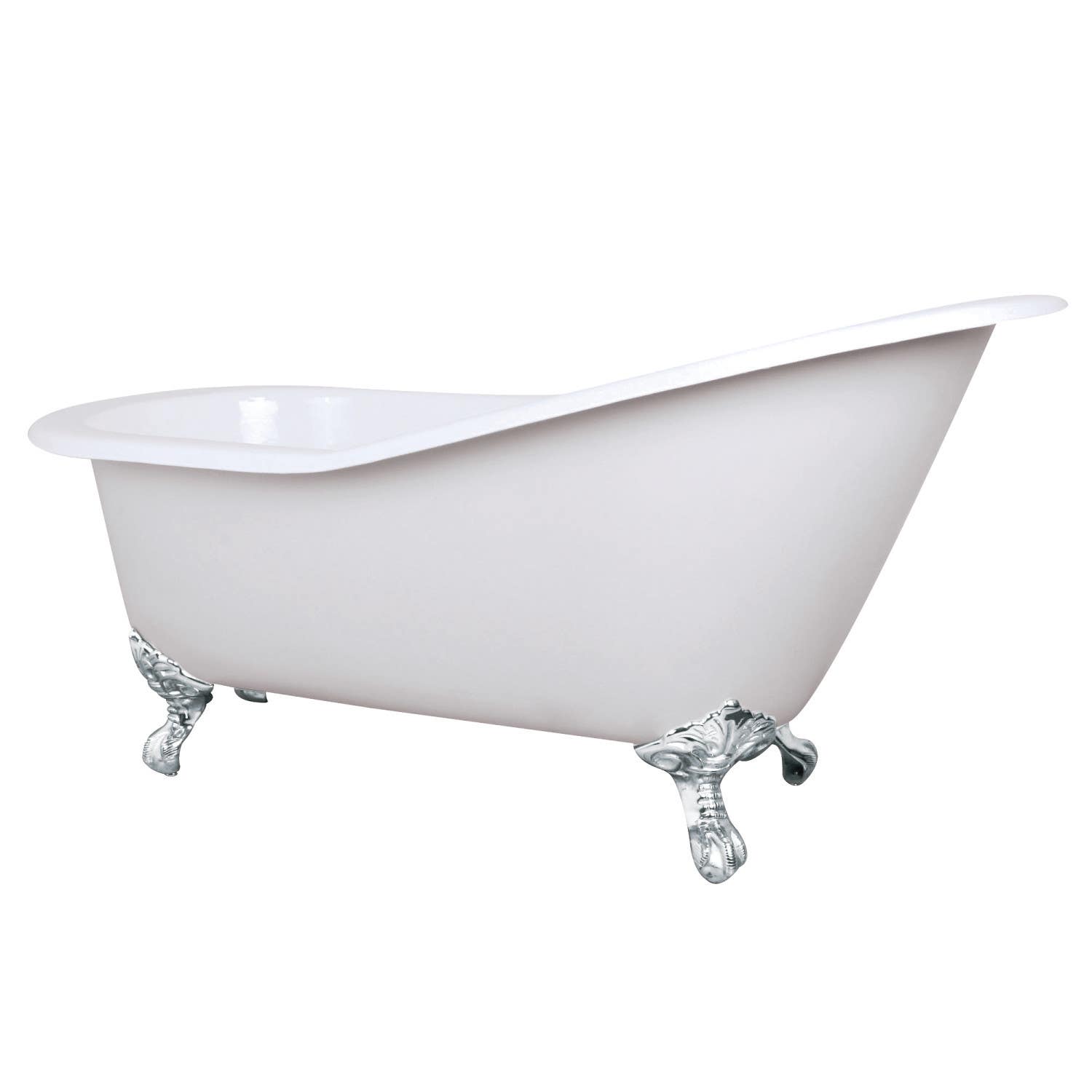 Kingston Brass NHVCTND653129B Clawfoot Bath Tub With No Faucet Drillings