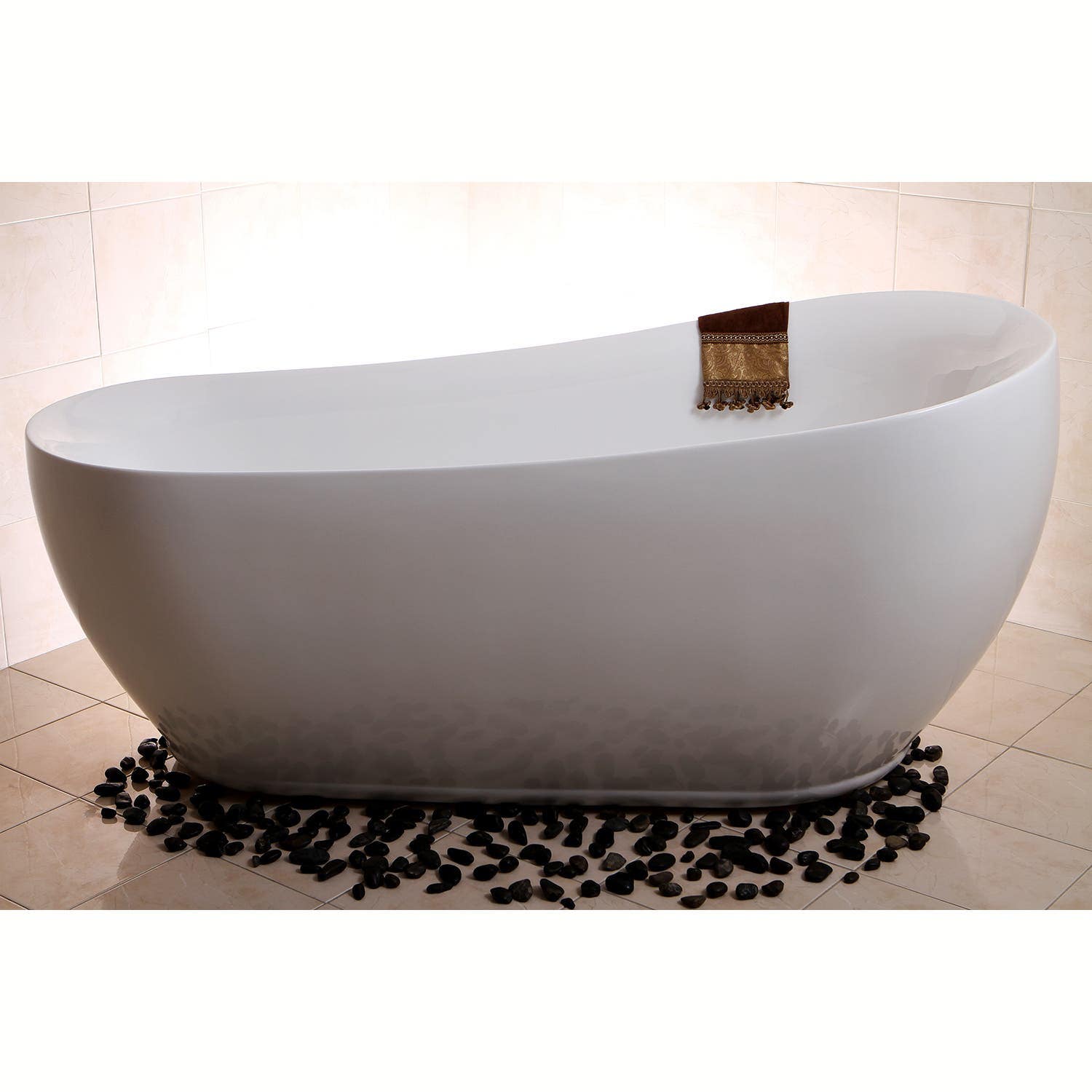 Kingston Brass VTRS723432 Freestanding Bath Tub