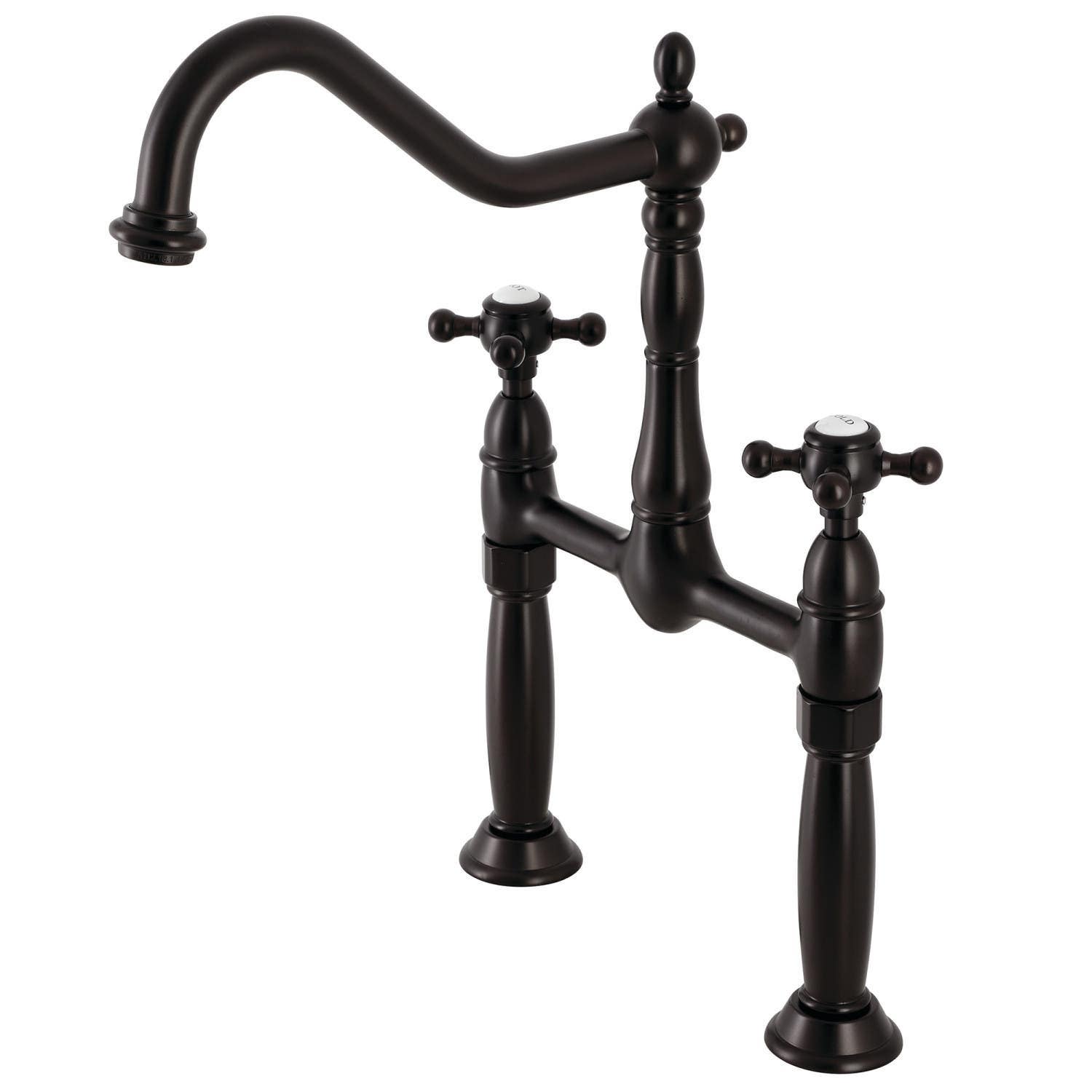 Kingston Brass KS1075BX Vessel Faucet,Buckingham Cross