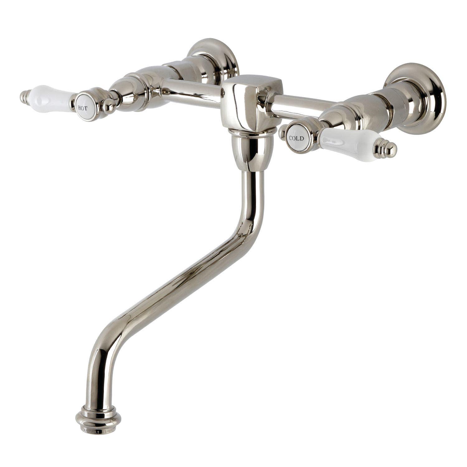 Kingston Brass KS121BPL Wall Mount Bathroom Faucets