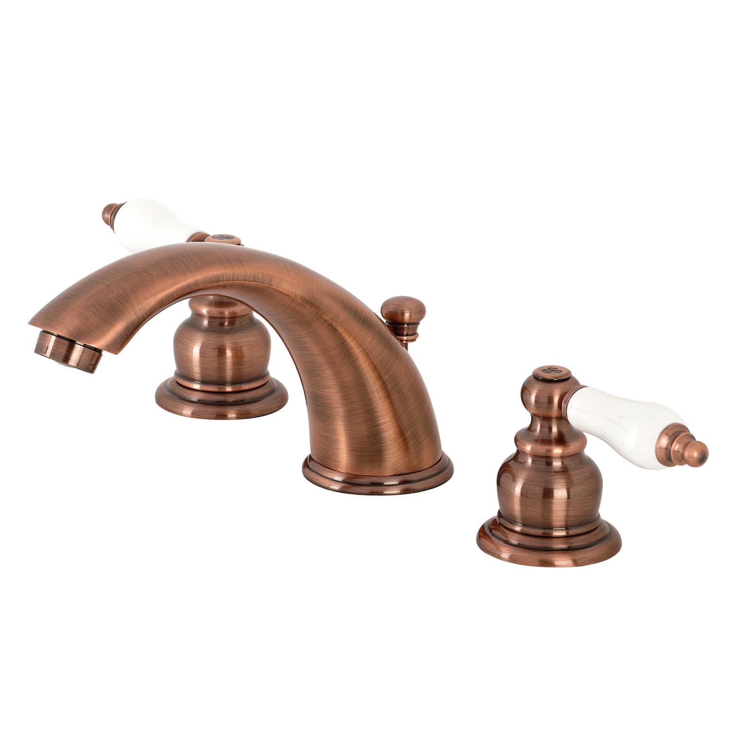 Kingston Brass KB96 Widespread Bathroom Faucets,Porcelain Lever