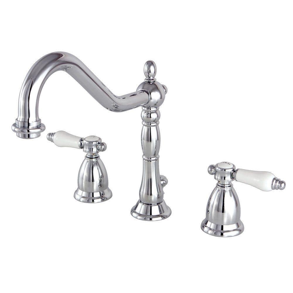 Kingston Brass KS199BPL Widespread Bathroom Faucets