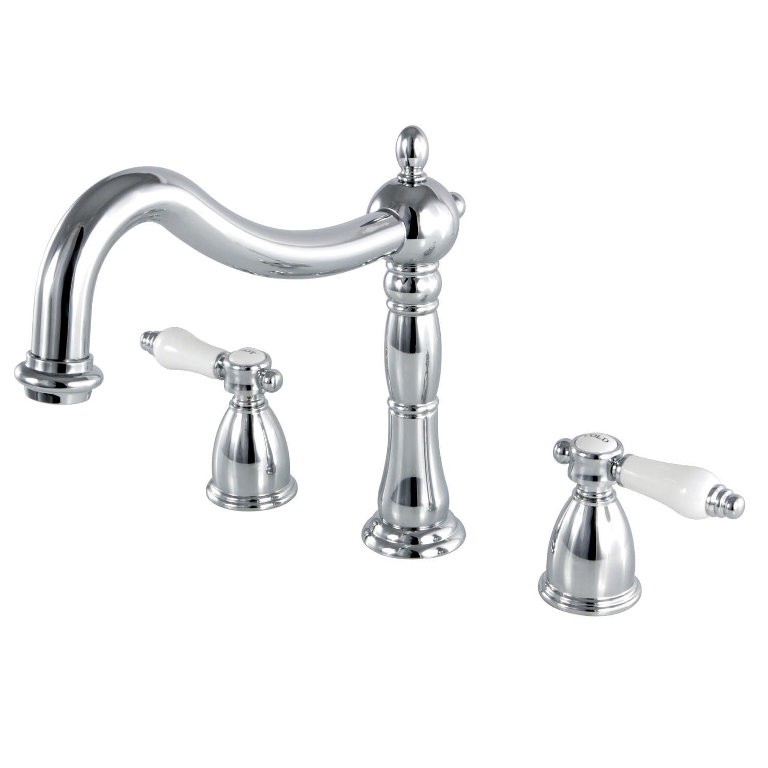 Kingston Brass KS134BPL Roman Tub Filler,Metal Lever