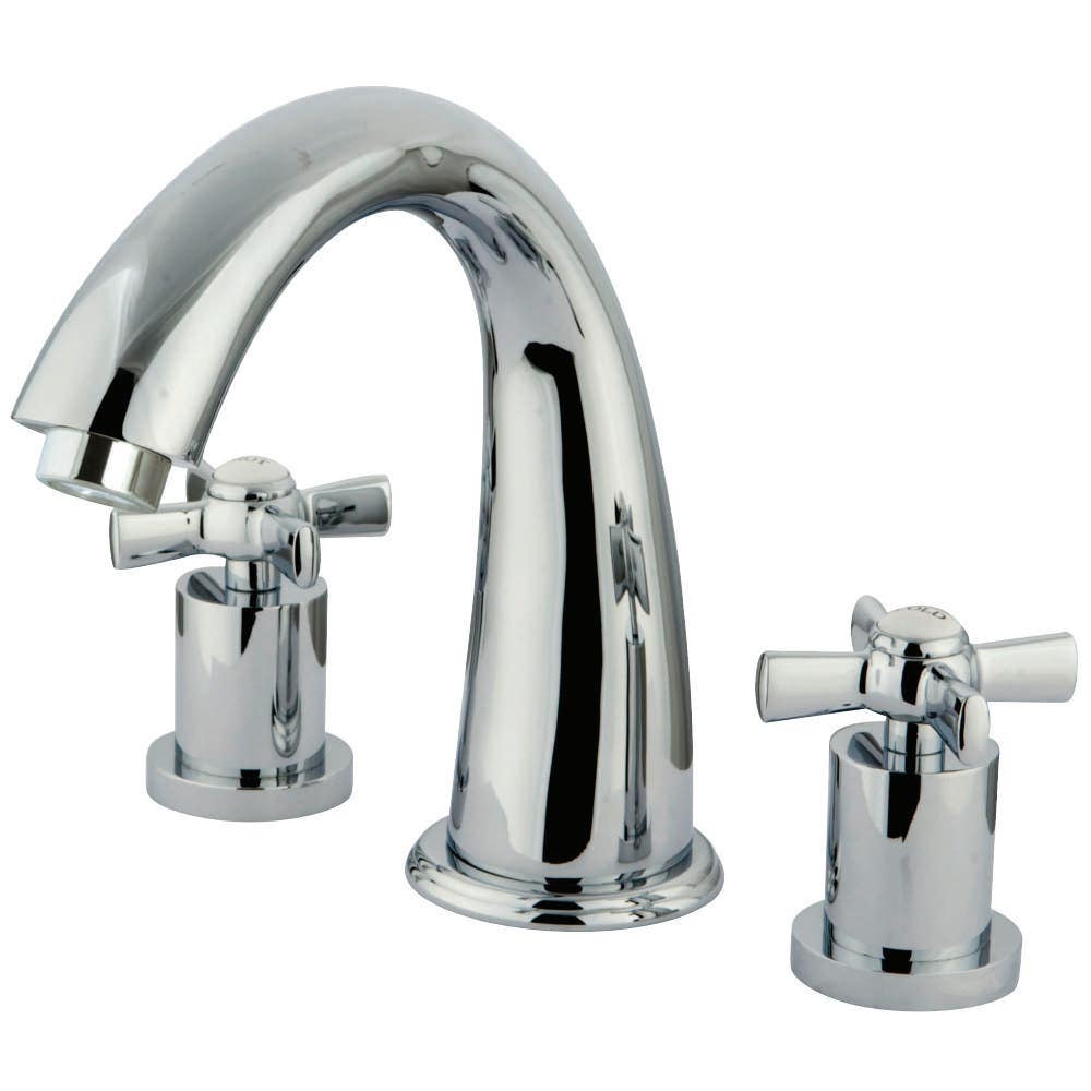 Kingston Brass KS236ZX Roman Tub Filler,Metal Cross