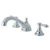 Kingston Brass KS553AL/AX/BL/BX Roman Tub Filler