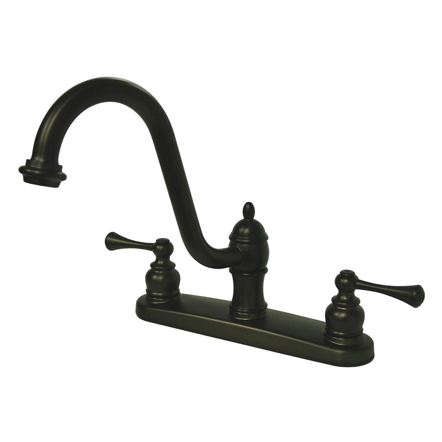 Kingston Brass KB3115BLBS/BLLS 8" Centerset Kitchen Faucet