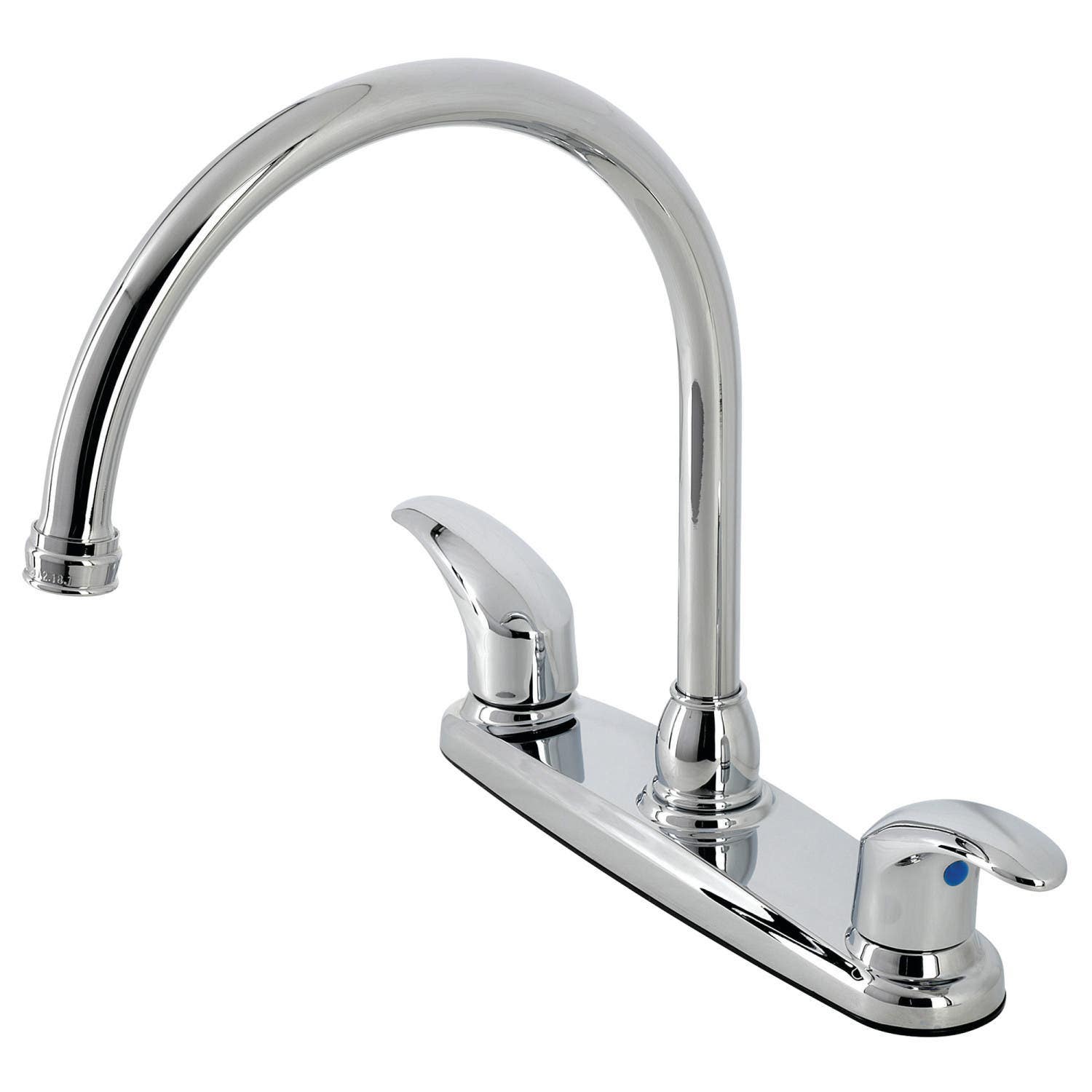 Kingston Brass KB6791LLLS 8" Centerset Kitchen Faucet Without Sprayer
