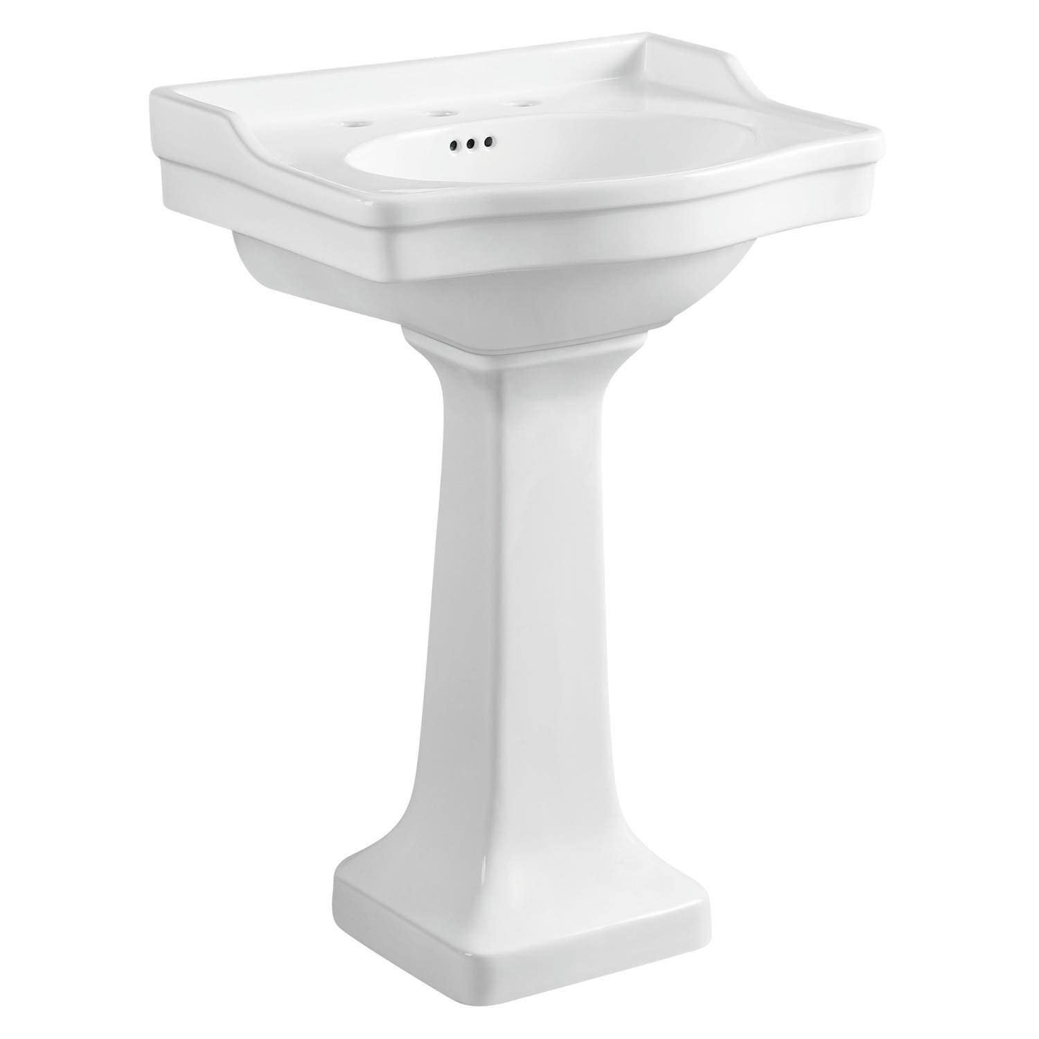 Kingston Brass VPB3248 Victorian Porcelain Pedestal Wash Basin