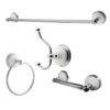 Kingston Brass BAK1111478C 4-piece Bathroom Hardware Set, Polished Chrome Finish