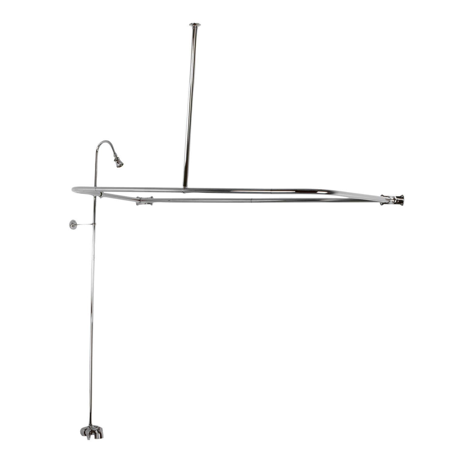 Kingston Brass CCK3121 Shower Combo, Polished Chrome