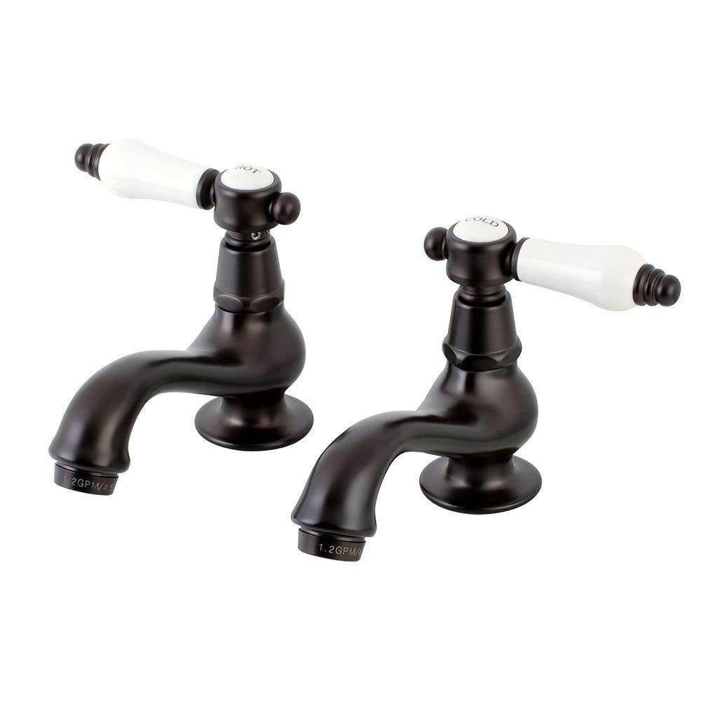 Kingston Brass KS110BPL Single Handle 4" Centerset Bathroom Faucet