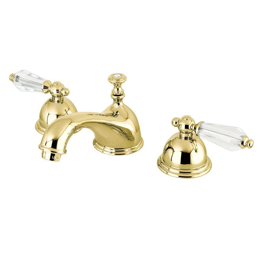 Kingston Brass KS396WLL Widespread Bathroom Faucets