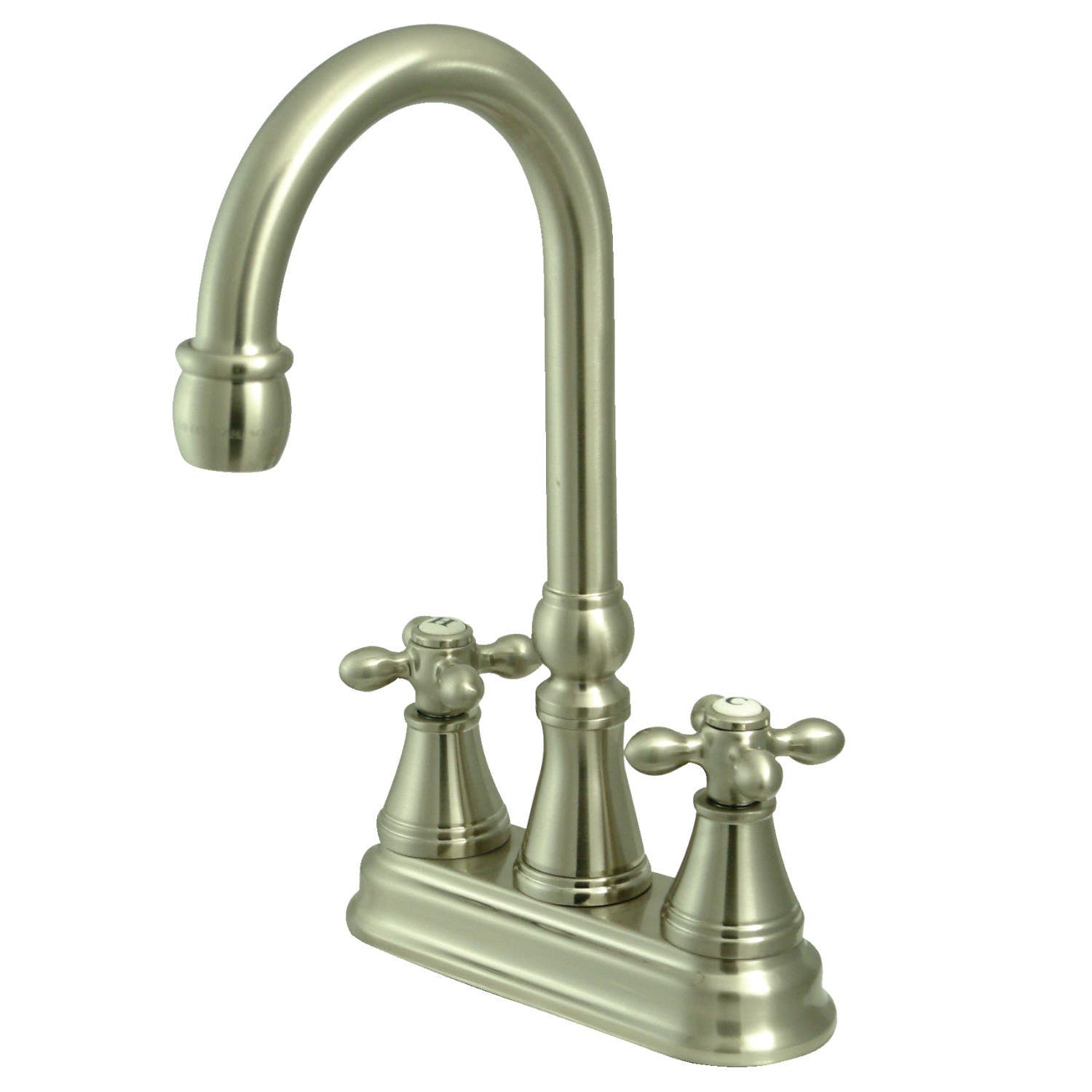Kingston Brass KS249AX/GL 4" Centerset Bar Faucet
