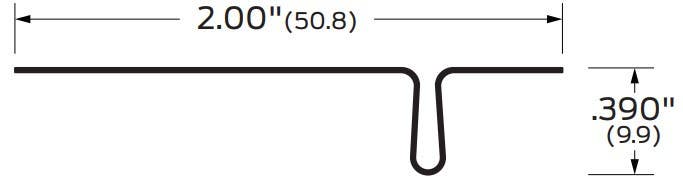 ZERO 5000 Side Jamb Without Return Flange