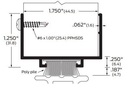 ZERO 110 Door Shoe/Pile