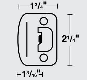 ACCENTRA (formerly Yale) YR020 Heritage Collection Lockset Strike