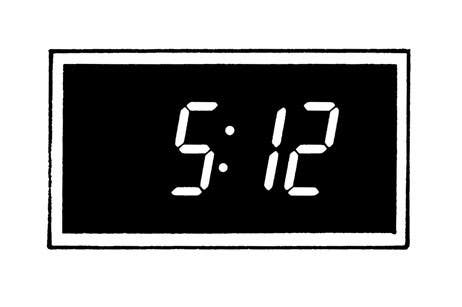 Peter Pepper Z1849 8 Time-Zone 2" Segmented LED Graphite Anodized Aluminum