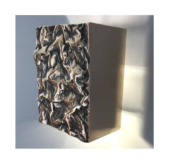 Philip Watts CRUSHED Light Wall Light (200mm X 150mm)