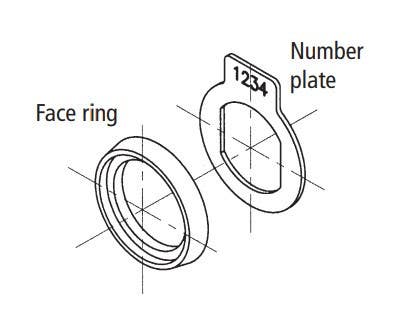 Olympus T37-TR Trim Collar (Standard) for T37 Bolt Locks