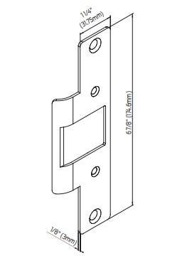 Locknetics NCCFP-KIT Radius Corner Face Plate