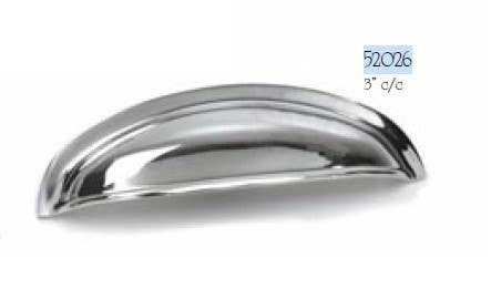 Laurey 52026 3" Danica Cup Pull - Polished Chrome