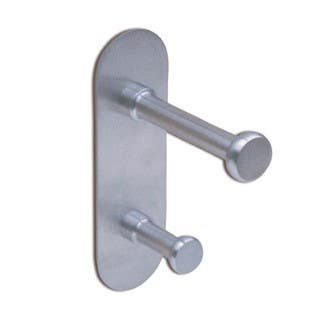 Sugatsune DSH-05 Double Coat Hook, Finish-Satin