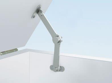 Sugatsune S-52T15 Torque Lid Stay, Finish-Plain