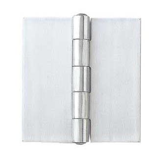 Sugatsune LSK Cabinet Stainless Steel Weld-On Hinge, Finish-Satin