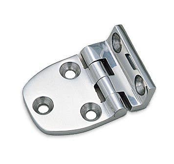 Sugatsune 28100 Cabinet Butt Hinge, 316 Stainless Steel, Finish-Mirror