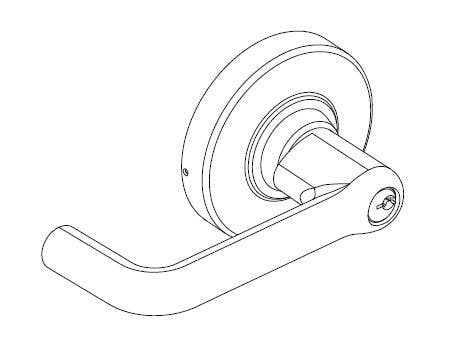 Schlage TLR Tubular ND-Series Grade 1 Cylindrical Levered Lock