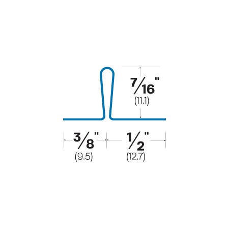 Accurate 1 Interlocking Weather Strip