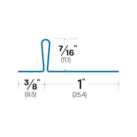 Accurate 2 Interlocking Weather Strip