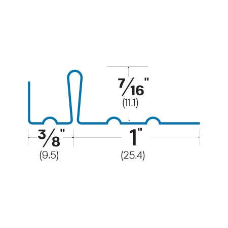 Accurate 2CH Interlocking Weather Strip