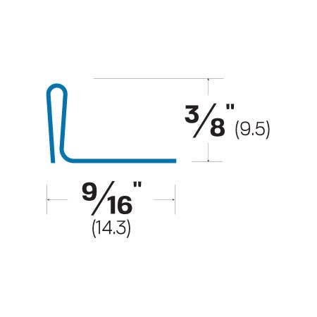 Accurate 17S Interlocking Weather Strip
