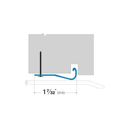 Accurate 135 Interlocking Weather Strip, Hinge Door Spring