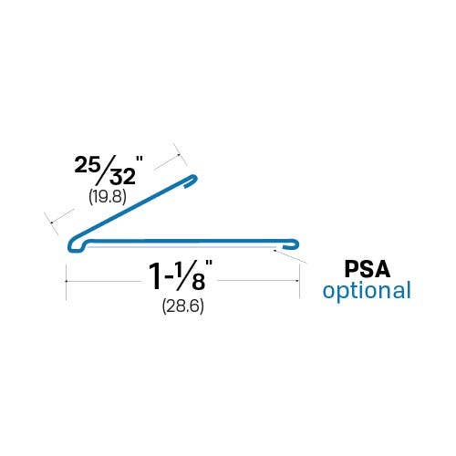 Accurate 182 Interlocking Weather Strip, Hinge Door Spring