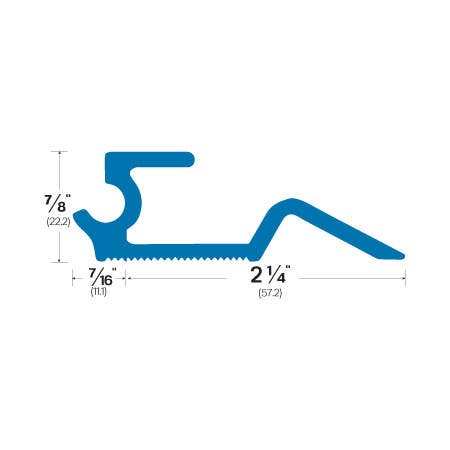 Accurate 8S13 Bronze Sectional Unit Door Weatherstrip Saddles