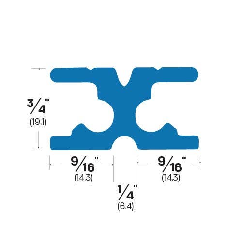 Accurate 8S5 Bronze Sectional Unit Door Weatherstrip Saddles