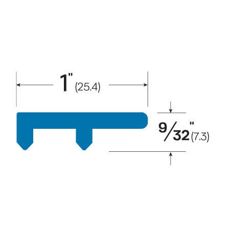 Accurate 823 Bronze In-Swinging Door Saddles